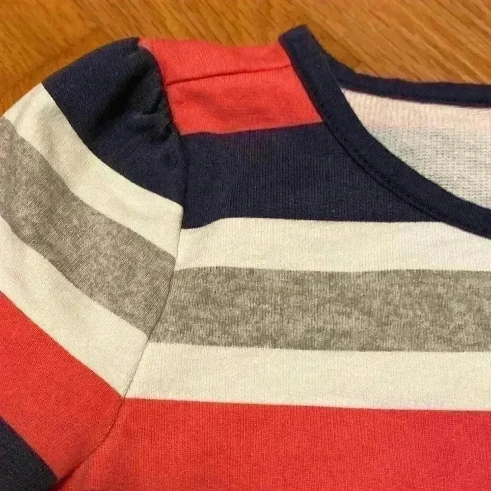Gymboree Girls Striped Long Sleeve Dress Size 6.